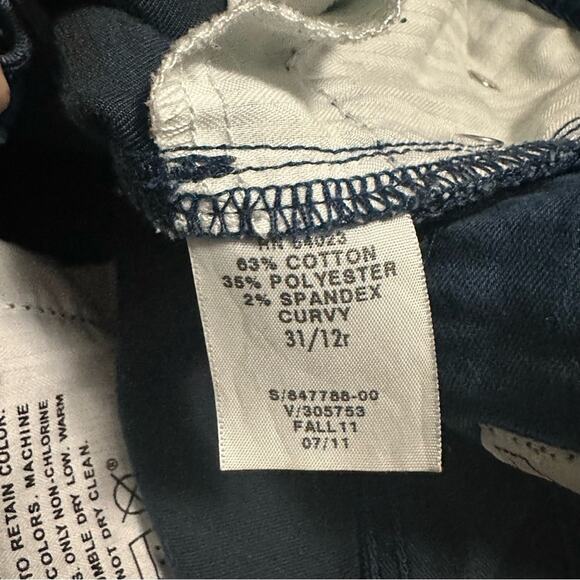 d. jeans Dark Wash High Rise Denim Skinny Jeans Stretchy Womens 14 - Picture 6 of 6
